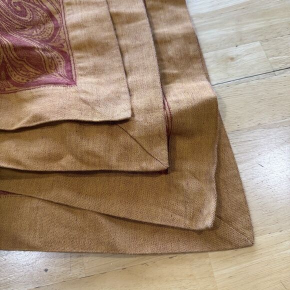 Williams Sonoma French Jacquard Tablecloth 70x108 Fall Harvest Thanksgiving EUC - Picture 6 of 9